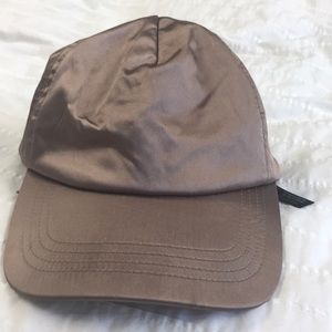 Silence + noise satin baseball hat